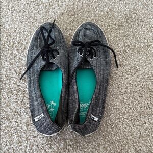 Vans Black and White Women's Sneakers Size 6